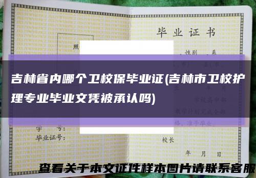 吉林省内哪个卫校保毕业证(吉林市卫校护理专业毕业文凭被承认吗)缩略图