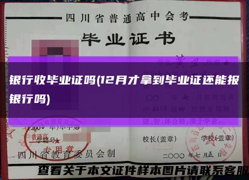 银行收毕业证吗(12月才拿到毕业证还能报银行吗)缩略图