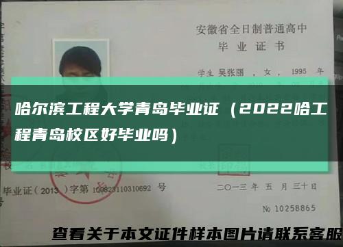 哈尔滨工程大学青岛毕业证（2022哈工程青岛校区好毕业吗）缩略图