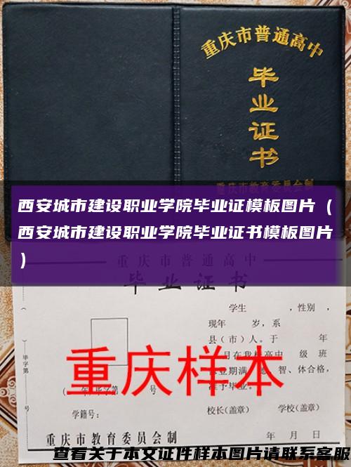 西安城市建设职业学院毕业证模板图片（西安城市建设职业学院毕业证书模板图片）缩略图