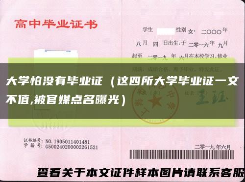 大学怕没有毕业证（这四所大学毕业证一文不值,被官媒点名曝光）缩略图