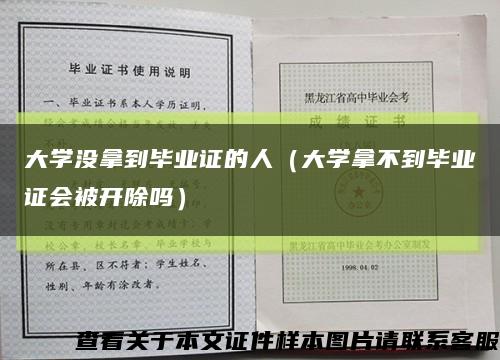 大学没拿到毕业证的人（大学拿不到毕业证会被开除吗）缩略图