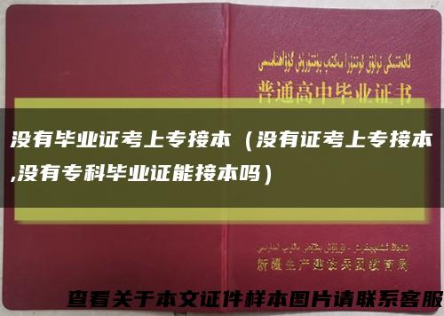 没有毕业证考上专接本（没有证考上专接本,没有专科毕业证能接本吗）缩略图