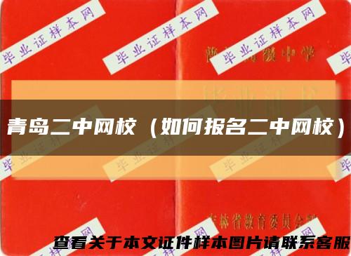 青岛二中网校（如何报名二中网校）缩略图