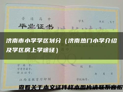 济南市小学学区划分（济南热门小学介绍及学区房上学途径）缩略图