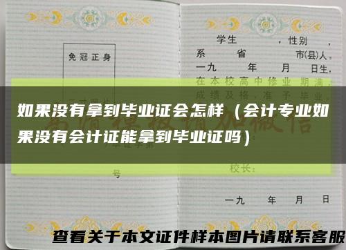 如果没有拿到毕业证会怎样（会计专业如果没有会计证能拿到毕业证吗）缩略图