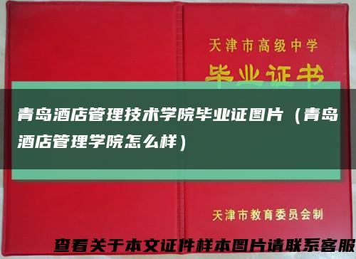 青岛酒店管理技术学院毕业证图片（青岛酒店管理学院怎么样）缩略图