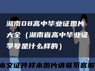 湖南08高中毕业证图片大全（湖南省高中毕业证学号是什么样的）缩略图