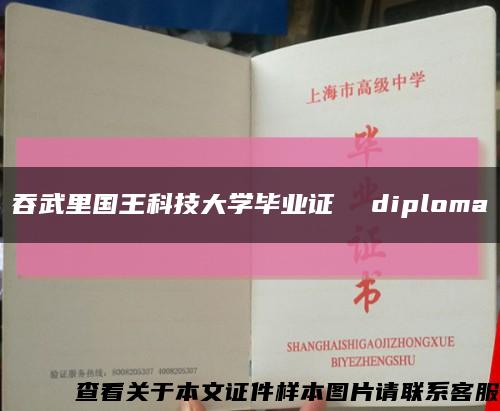 吞武里国王科技大学毕业证  diploma缩略图