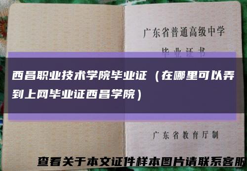 西昌职业技术学院毕业证（在哪里可以弄到上网毕业证西昌学院）缩略图