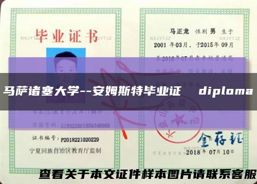 马萨诸塞大学--安姆斯特毕业证  diploma缩略图