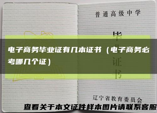 电子商务毕业证有几本证书（电子商务必考哪几个证）缩略图