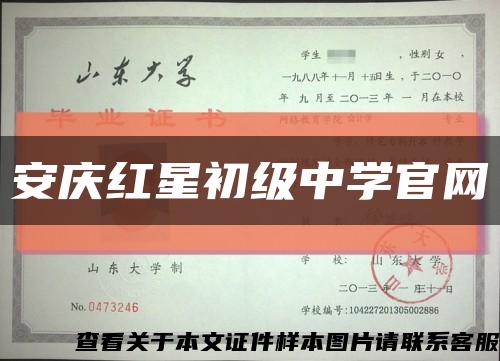 安庆红星初级中学官网缩略图