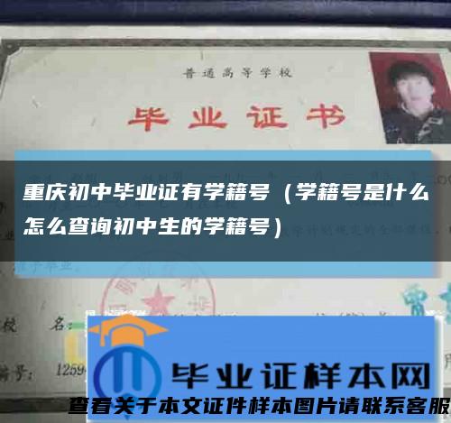 重庆初中毕业证有学籍号（学籍号是什么怎么查询初中生的学籍号）缩略图