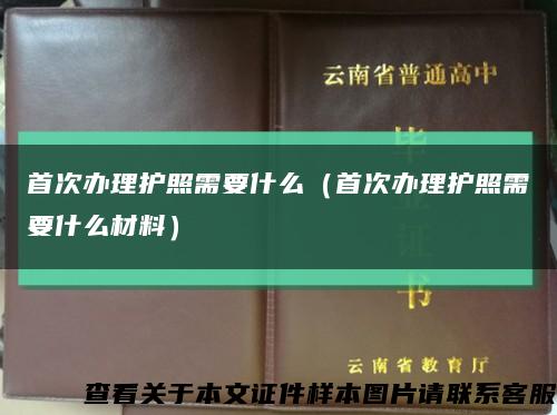 首次办理护照需要什么（首次办理护照需要什么材料）缩略图