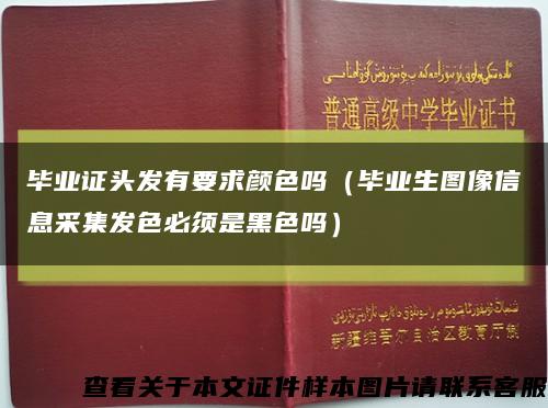 毕业证头发有要求颜色吗（毕业生图像信息采集发色必须是黑色吗）缩略图