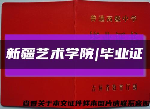 新疆艺术学院|毕业证缩略图