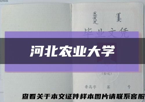 河北农业大学缩略图