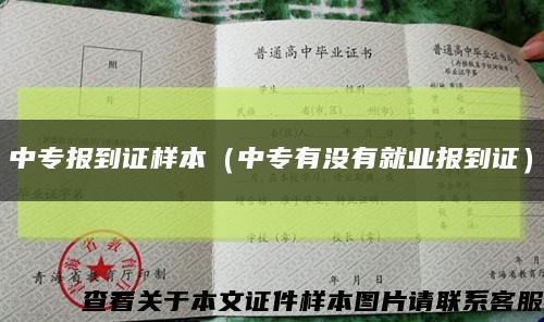 中专报到证样本（中专有没有就业报到证）缩略图