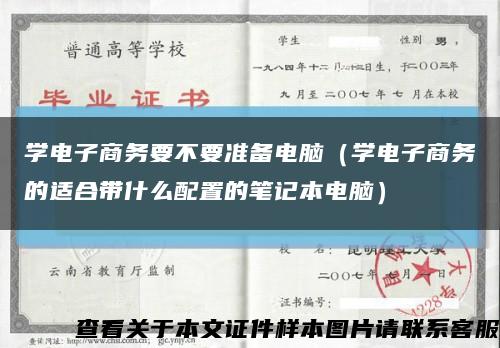 学电子商务要不要准备电脑（学电子商务的适合带什么配置的笔记本电脑）缩略图