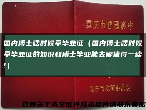 国内博士啥时候拿毕业证（国内博士啥时候拿毕业证的知识和博士毕业能去哪值得一读!）缩略图