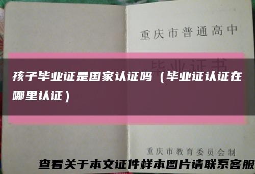 孩子毕业证是国家认证吗（毕业证认证在哪里认证）缩略图