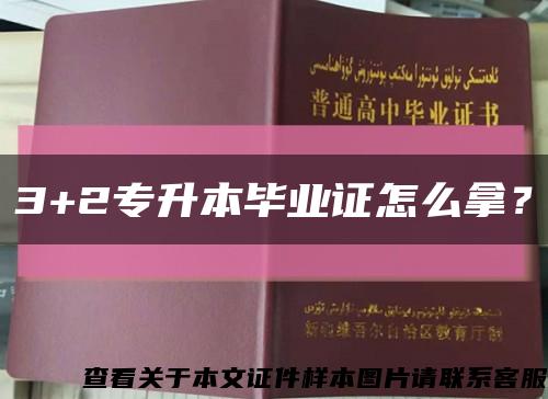 3+2专升本毕业证怎么拿？缩略图