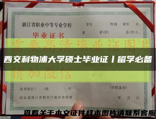 西交利物浦大学硕士毕业证丨留学必备缩略图