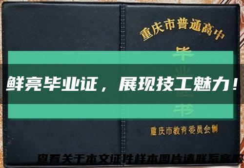 鲜亮毕业证，展现技工魅力！缩略图