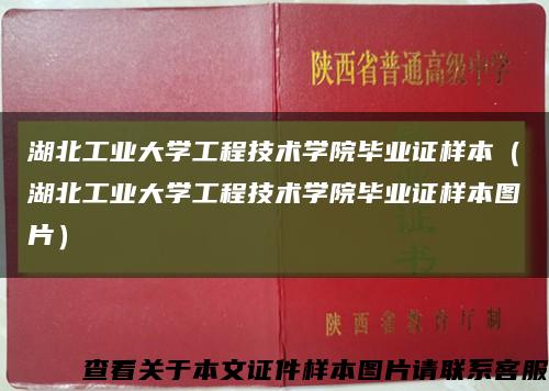 湖北工业大学工程技术学院毕业证样本（湖北工业大学工程技术学院毕业证样本图片）缩略图