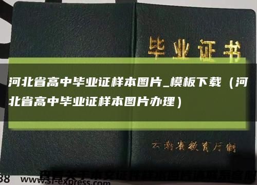 河北省高中毕业证样本图片_模板下载（河北省高中毕业证样本图片办理）缩略图