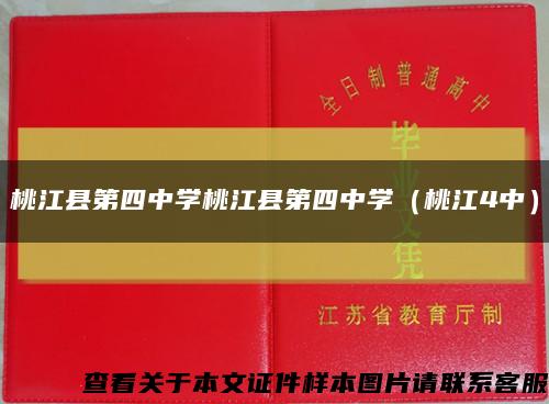 桃江县第四中学桃江县第四中学（桃江4中）缩略图