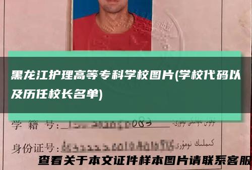 黑龙江护理高等专科学校图片(学校代码以及历任校长名单)缩略图