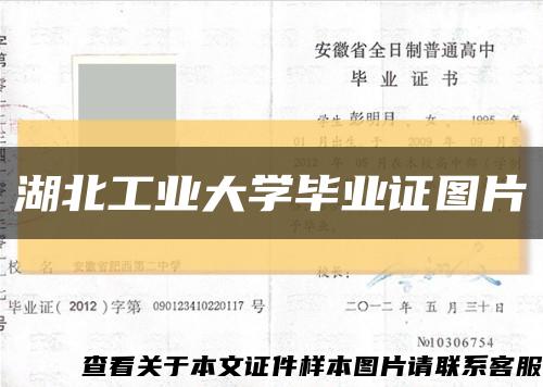 湖北工业大学毕业证图片缩略图