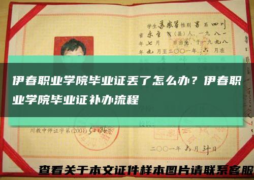 伊春职业学院毕业证丢了怎么办？伊春职业学院毕业证补办流程缩略图