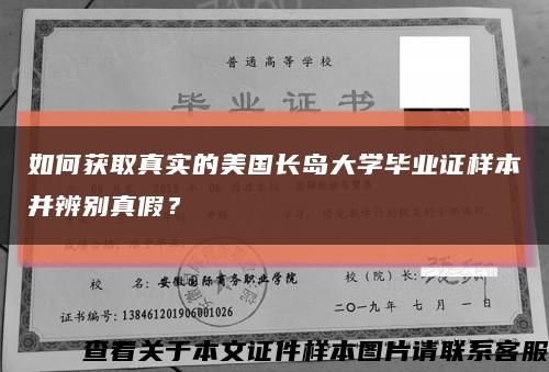 如何获取真实的美国长岛大学毕业证样本并辨别真假？缩略图