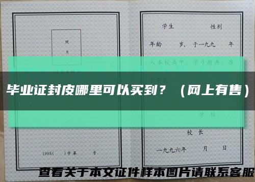 毕业证封皮哪里可以买到？（网上有售）缩略图