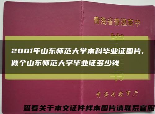 2001年山东师范大学本科毕业证图片,做个山东师范大学毕业证多少钱缩略图