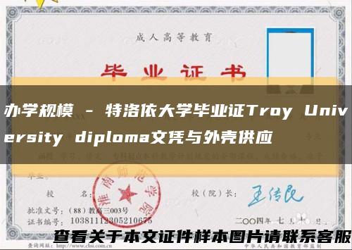 办学规模 - 特洛依大学毕业证Troy University diploma文凭与外壳供应缩略图