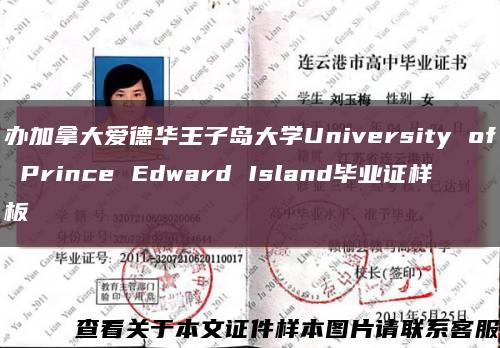 办加拿大爱德华王子岛大学University of Prince Edward Island毕业证样板缩略图