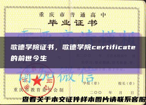 歌德学院证书，歌德学院certificate的前世今生缩略图