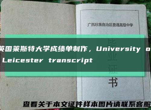 英国莱斯特大学成绩单制作，University of Leicester transcript缩略图