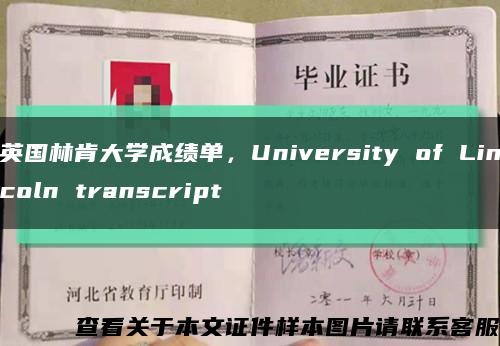 英国林肯大学成绩单，University of Lincoln transcript缩略图