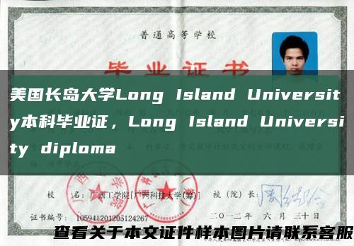 美国长岛大学Long Island University本科毕业证，Long Island University diploma缩略图