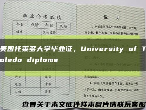 美国托莱多大学毕业证，University of Toledo diploma缩略图