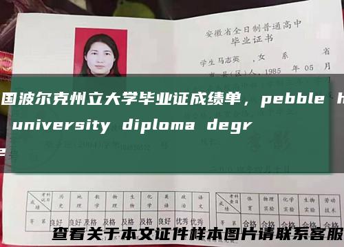 美国波尔克州立大学毕业证成绩单，pebble hills university diploma degree缩略图