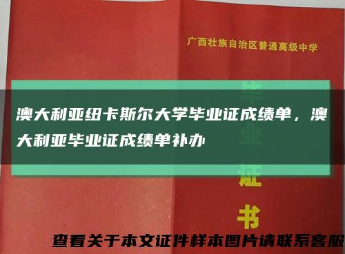 澳大利亚纽卡斯尔大学毕业证成绩单，澳大利亚毕业证成绩单补办缩略图