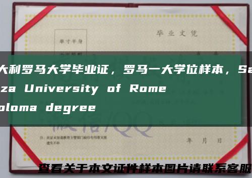 意大利罗马大学毕业证，罗马一大学位样本，Sapienza University of Rome diploma degree缩略图