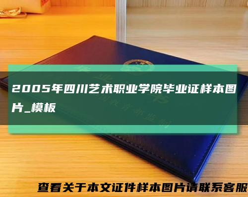 2005年四川艺术职业学院毕业证样本图片_模板缩略图