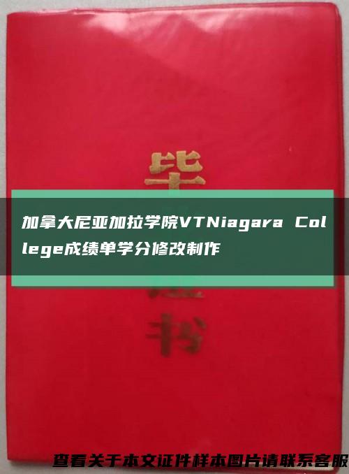 加拿大尼亚加拉学院VTNiagara College成绩单学分修改制作缩略图